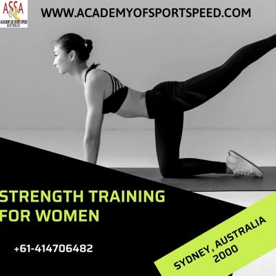 Strength Training For Women in Sydney |Academy of Sport Speed Australia - Dubai Health, Personal Trainer