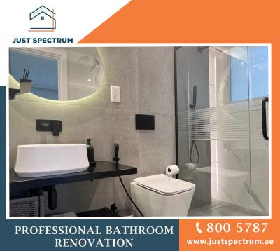 Professional and Affordable Bathroom Renovation Services in dubai - Just Spectrum - Dubai Maintenance, Repair