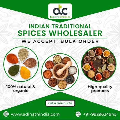 Order Whole Custom Spices at Wholesale Rate in India: Adinath Trading Company - Jaipur Home & Garden