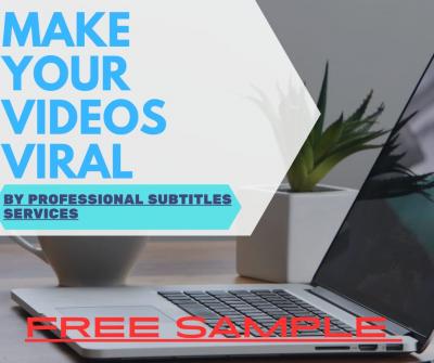 High-quality and professional subtitling services