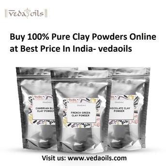 Buy 100% Pure Clay Powders Online at Best Price– VedaOils - Delhi Other