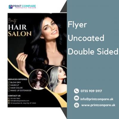 Flyer Uncoated Double Sided - London Custom Boxes, Packaging, & Printing
