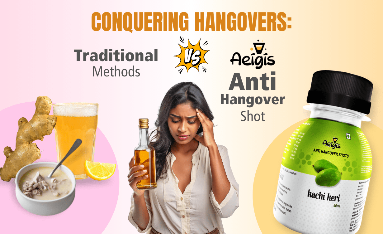 Beat Hangovers Efficiently: Traditional Methods vs. Aeigis Anti-Hangover Shot