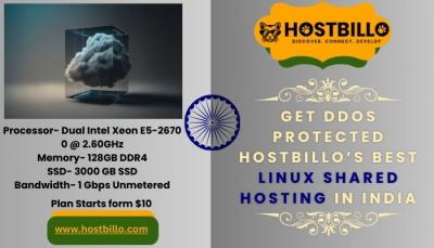 Get DDoS Protected Hostbillo’s Best Linux Shared hosting in India - Surat Hosting