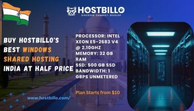 Buy Hostbillo's Best Windows Shared Hosting India at Half Price - Surat Hosting