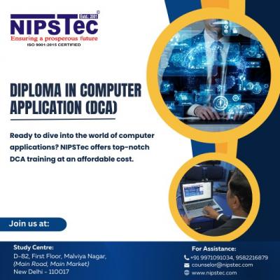 Best Diploma in Computer Application (DCA) Course in Delhi