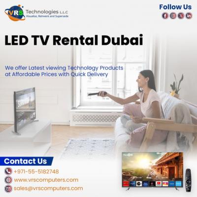 Hire Bulk Smart TV Rental Services in UAE - Dubai Events, Photography