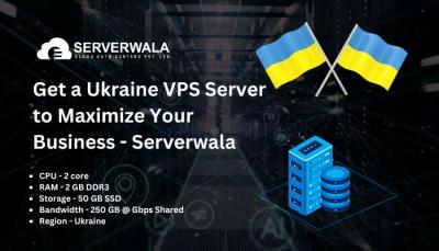 Get a Ukraine VPS Server to Maximize Your Business - Serverwala - Ahmedabad Hosting