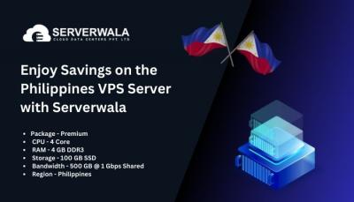 Enjoy Savings on the Philippines VPS Server with Serverwala  - Ahmedabad Hosting