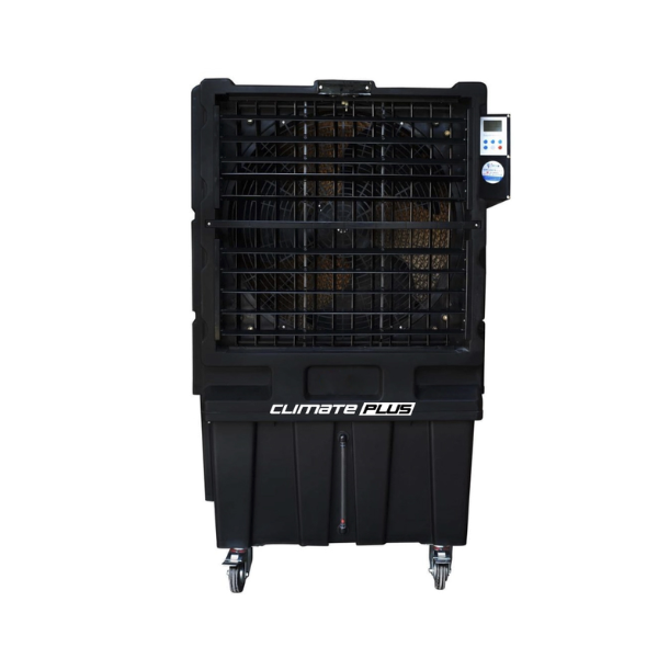 Climate Plus Outdoor Air Cooler, CM-12000, 450W, 12000 Cu.Mtr/Hr, 80 Ltrs Tank Capacity, Black - Dubai Home Appliances