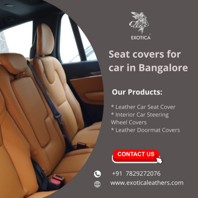 Exotica Leathers | Seat covers for car in Bangalore - Bangalore Parts, Accessories