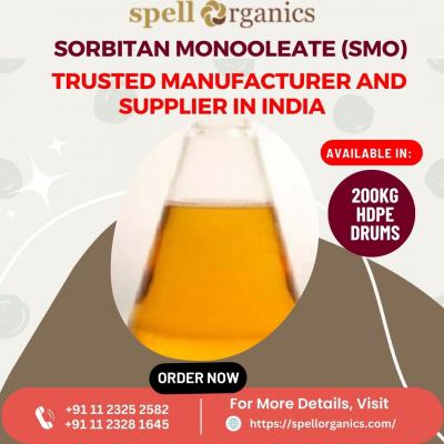 Sorbitan Monooleate (SMO) made in India Benefits From Spell Organics - Delhi Other