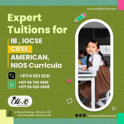 Best Tuition Class in Sharjah - Olive Institute - Dubai Tutoring, Lessons