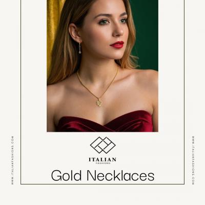 Classic Elegance: Solid Gold Necklaces for Womens | Italian Fashions - New York Jewellery