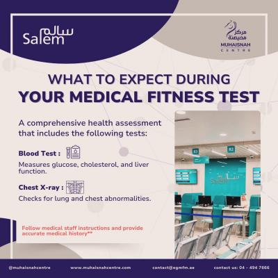 Get Your DHA Medical Fitness Test for Visa at Muhaisnah Centre, Dubai - Dubai Professional Services