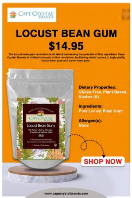 Locust Bean Gum Carob Gum Natural Thickener Cape Crystal Brands