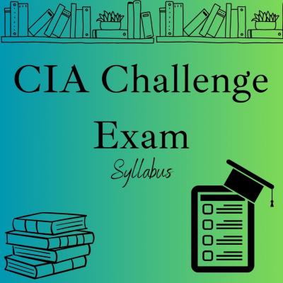 AIA Offers The CIA Challenge Exam Syllabus at Nominal Cost - Delhi Professional Services