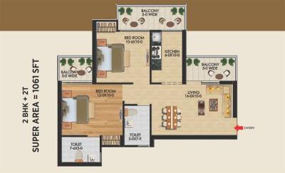 2 Bhk Apartments in Noida Extenstion by Apex Splendour - Other Apartments, Condos