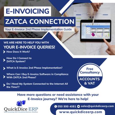 Zatca e-invoicing phase 2 ERP in Saudi Arabia - Dubai Other