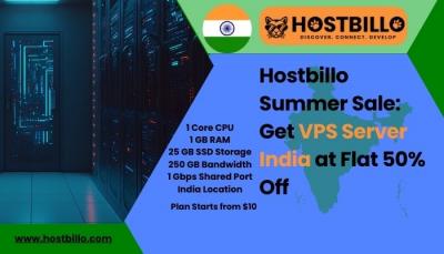 Hostbillo Summer Sale: Get VPS Server India at Flat 50% Off - Surat Hosting
