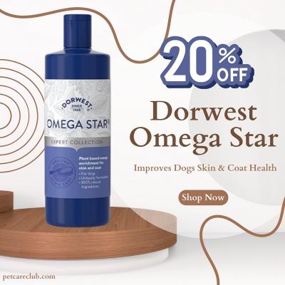 Get 20% OFF Dorwest Omega Star Flaxseed Oil for Dogs | PetCareClub