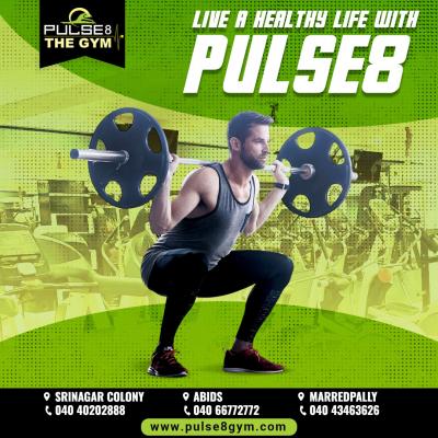 Pulse8 Gym – The Premier Fitness Gym in Abids!