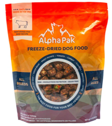 Alphapak Raw Freeze Dried Dog Food - Boston Other