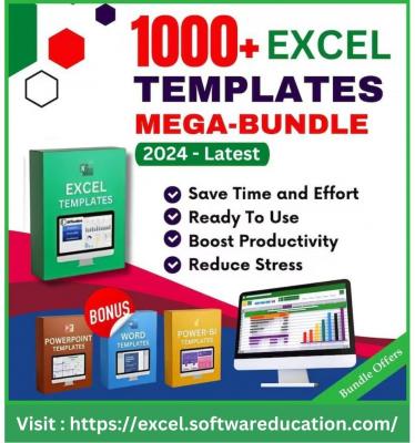 1000+ Excel Template Bundle
