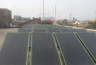 Installing a Waasol industrial solar water heating system - Ahmedabad Other