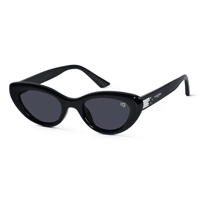 Womens Black Cat Eye Sunglasses at Woggles - Jaipur Other