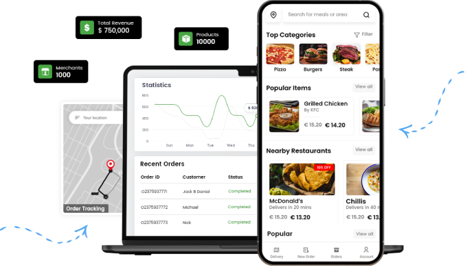 Expert Food Delivery App Development Services by Devherds Software Solutions - Arlington Other