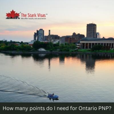 How many points do I need for Ontario PNP?