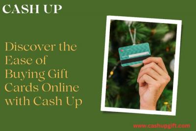 Buy Gift Cards Online with Cash Up