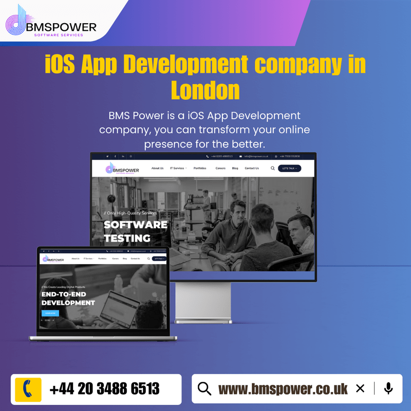 iOS App Development company in London Bms Power - London Computer