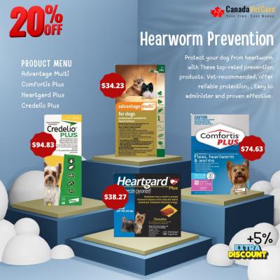 Canadavetcare: Buy Heartworm prevention and Enjoy 20% off | Dog Supply