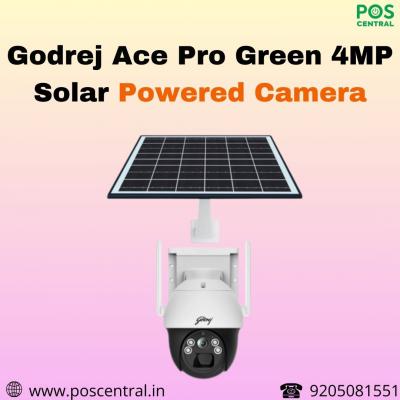 Buy Godrej Ace Pro Green 4MP Solar Powered Camera to Increase your Home Security - Other Cameras, Video