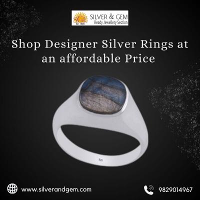 Shop Designer Silver Rings at an affordable price 