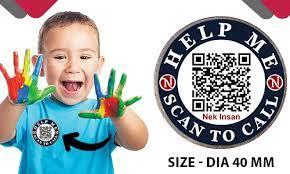 QR Child Safety Sticker  - Delhi Other