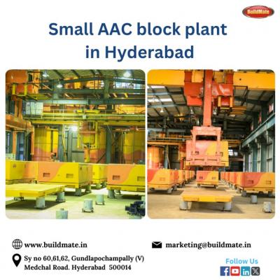 Small AAC block plant in Hyderabad