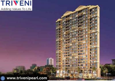 Triveni Pearl Kalyan 1 2 3 BHK Flats Floor Plan Address Infra Location Group Brochure - Mumbai For Sale
