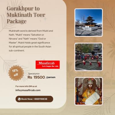 Gorakhpur to Muktinath Tour Package, Muktinath Tour Package from Gorakhpur