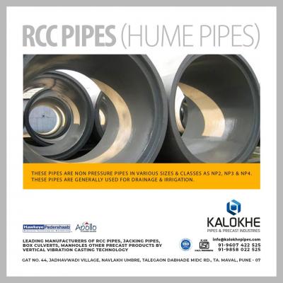 RCC Hume Pipes Manufacturer in Pune 