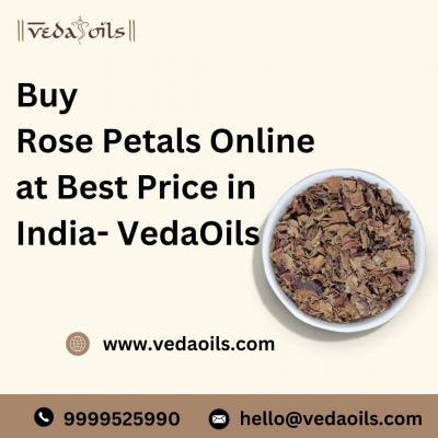 Buy Dry Rose Petals Online at Best Price- VedaOils - Delhi Other