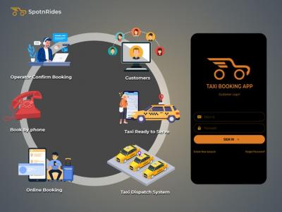 Cab Booking App - SpotnRides