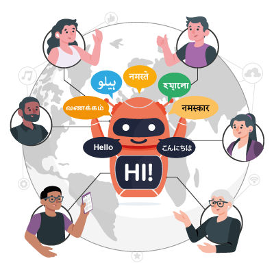 Globalize Your Customer Service with Multilingual Chatbots - Delhi Computer