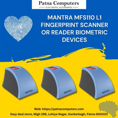 Mantra MFS110 L1 Fingerprint Scanner Device at Reasonable Price