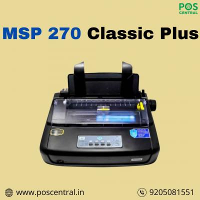 Looking for a Reliable Dot Matrix Printer? Buy TVS MSP 270 Classic Plus!