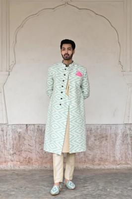 Buy Latest Designer Embroidered Sherwani for Men Online | Gaurav Katta - Jaipur Clothing