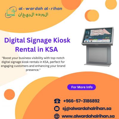 Benefits of Digital Signage Kiosk Rentals in KSA