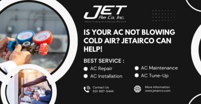 Is Your AC Not Blowing Cold Air? Jetairco Can Help!